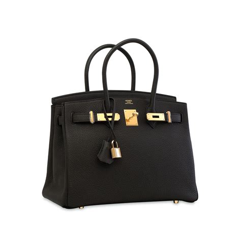 hermes birkin 30 black togo gold hardware